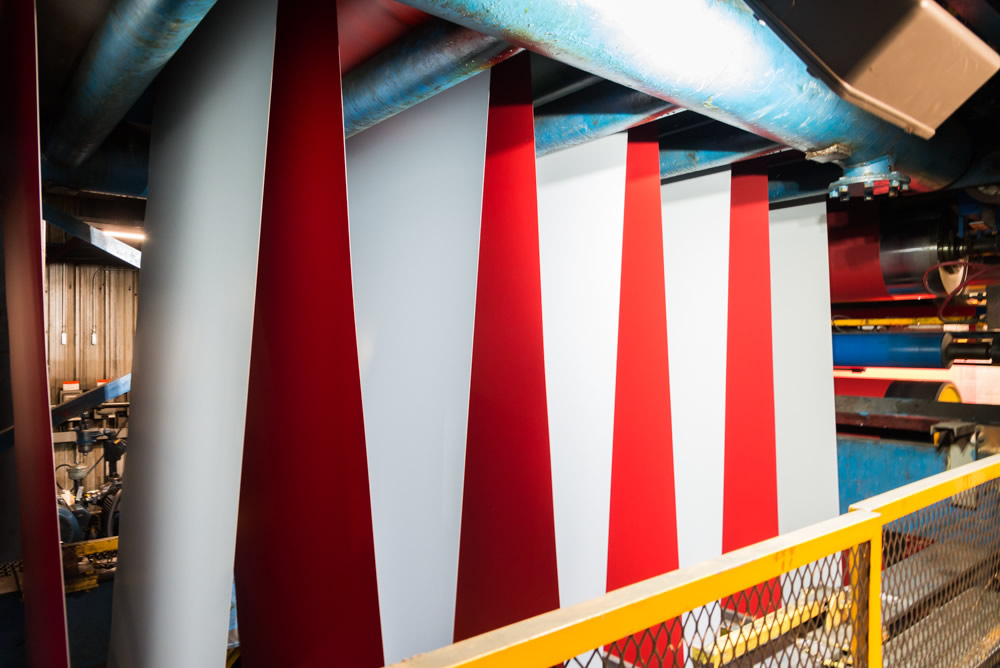Red & White Steel